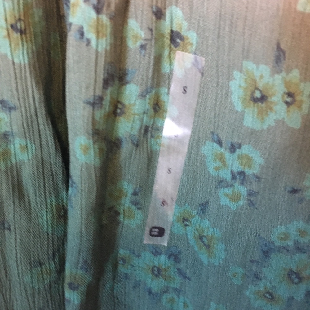 Gimmicks BKE Green Gables Dip Dye Blouse Small - Picture 10 of 16